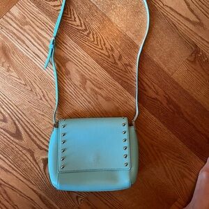 Kate Spade Aqua Crossbody Bag with Studs